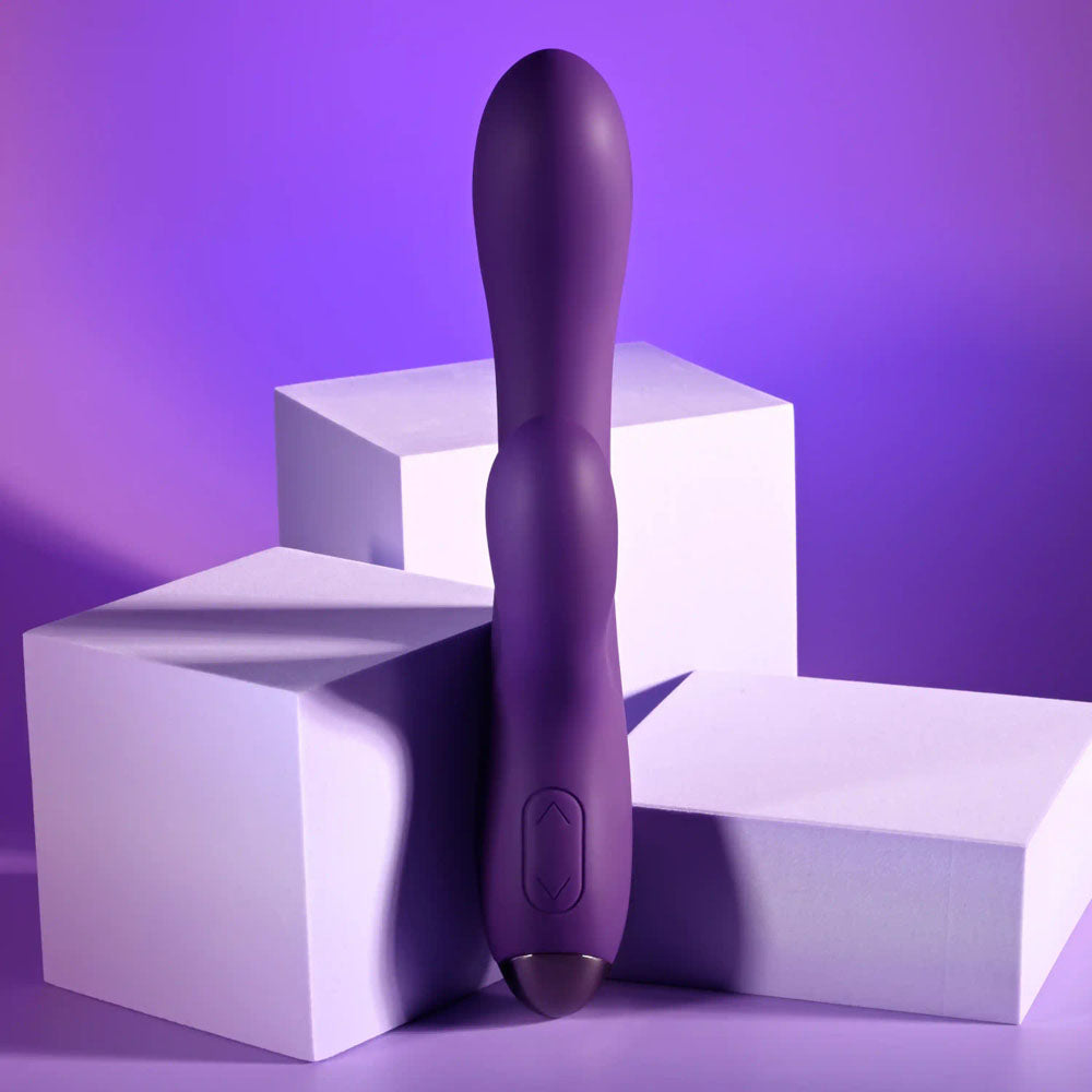 Playboy Pleasure NEW CRUSH - Purple 20.6 cm USB Rechargeable Rabbit Vibrator - PB-RS-6282-2