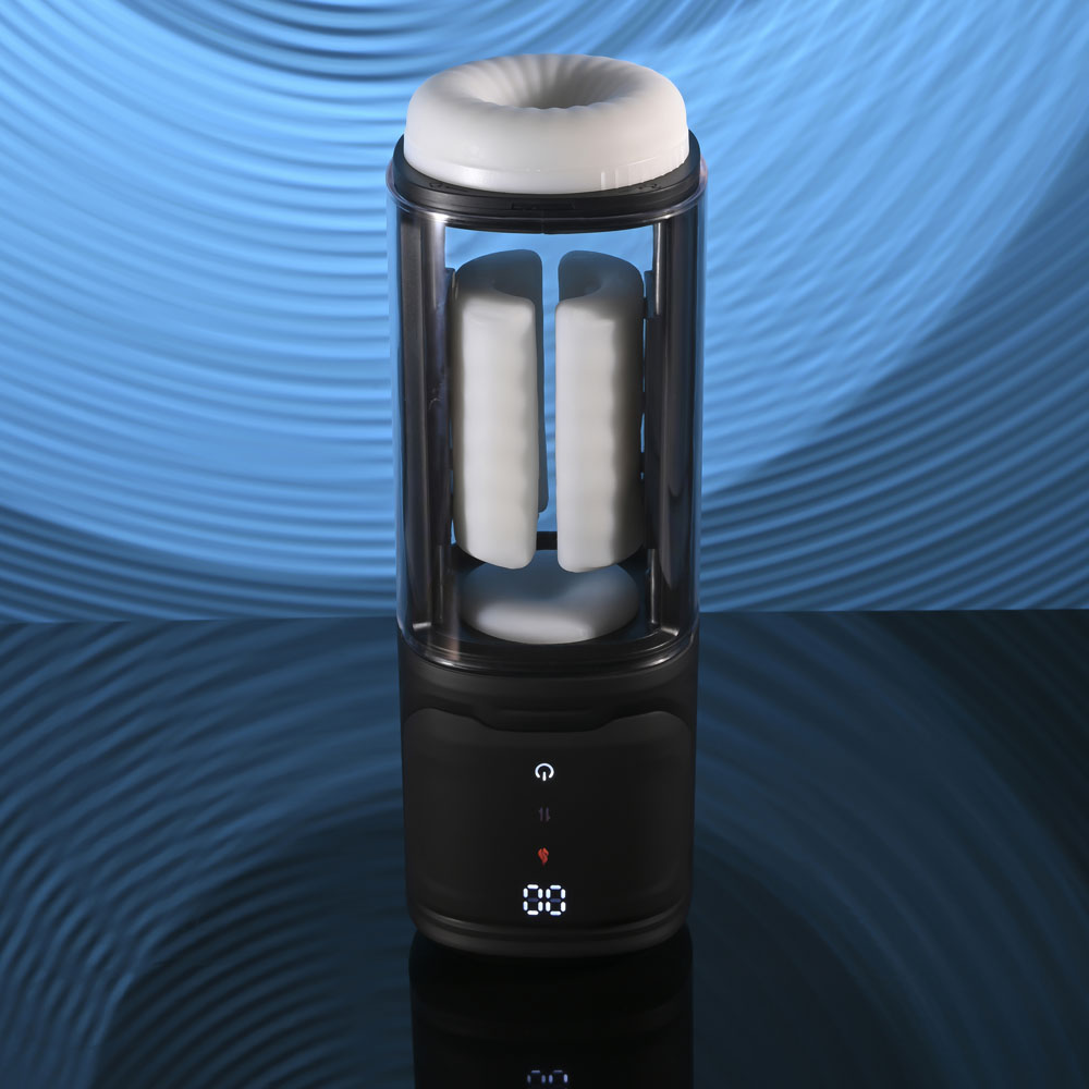 Playboy Pleasure SIDE PIECE - USB Rechargeable Warming Auto Stroker - PB-RS-6565-2