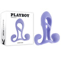 Playboy Pleasure FANTASY CAGE - Purple USB Rechargeable Vibrating Penis Sleeve - PB-RS-6824-2