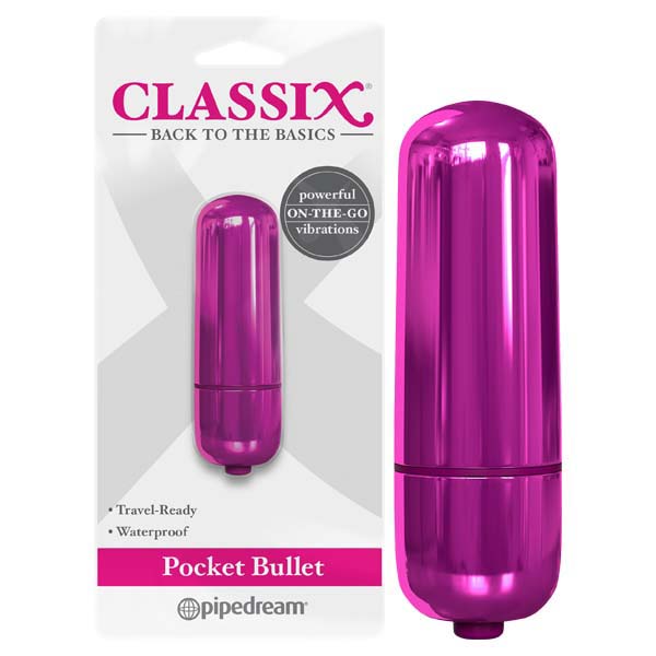 Classix Pocket Bullet - Metallic Pink 5.6 cm Bullet - PD1960-11