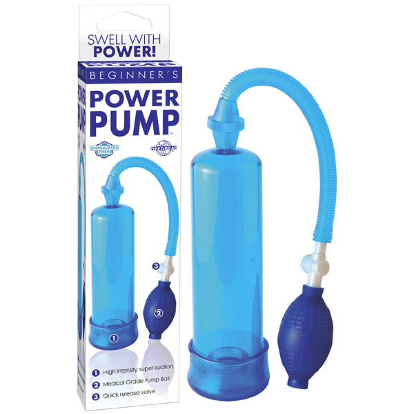 Beginner's Power Pump - Blue Penis Pump - PD3241-14