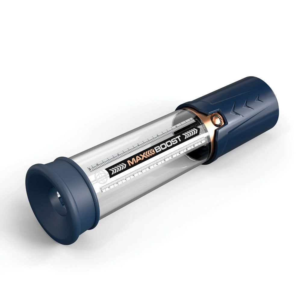 Pump Worx Max Boost - Blue - Blue Penis Pump - PD3249-25