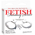 Fetish Fantasy Series Beginner's Metal Cuffs - Metal Hand Cuffs - PD3800-00