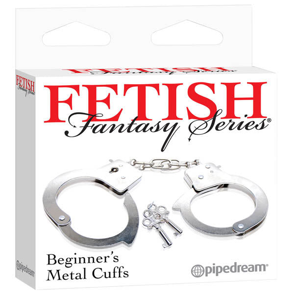 Fetish Fantasy Series Beginner's Metal Cuffs - Metal Hand Cuffs - PD3800-00