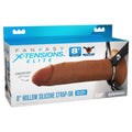 FX Elite 8'' Silicone Hollow Strap-On - Tan - Tan 20 cm Hollow Strap-On - PD4160-29