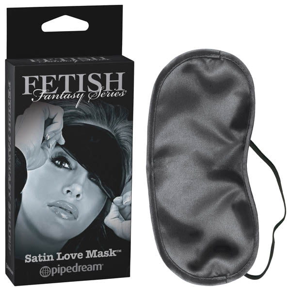 Fetish Fantasy Series Limited Edition Satin Love Mask - Black Eye Mask - PD4405-23