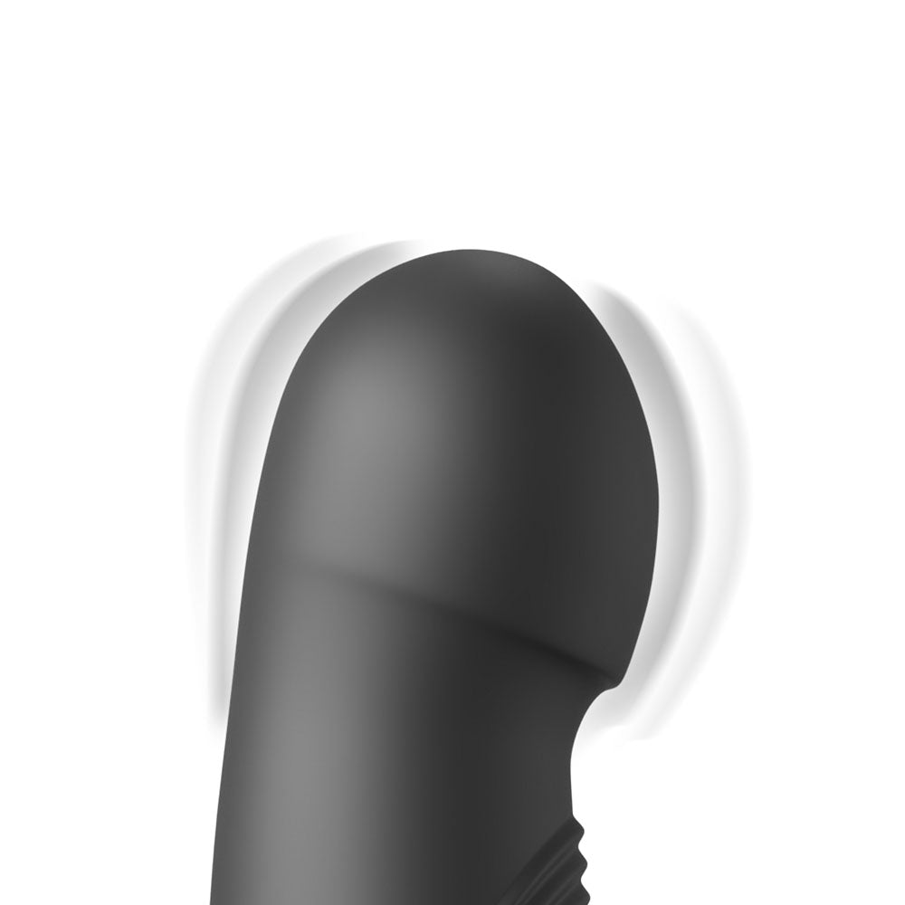 Fetish Fantasy Series Pogo Thruster - Black USB Rechargeable 23.5 cm Gyrating Rabbit Vibrator - PD4564-23