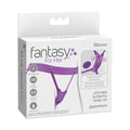 Fantasy For Her Ultimate Butterfly Strap-On - Purple USB Rechargeable Strap-On Stimulator - PD4961-12