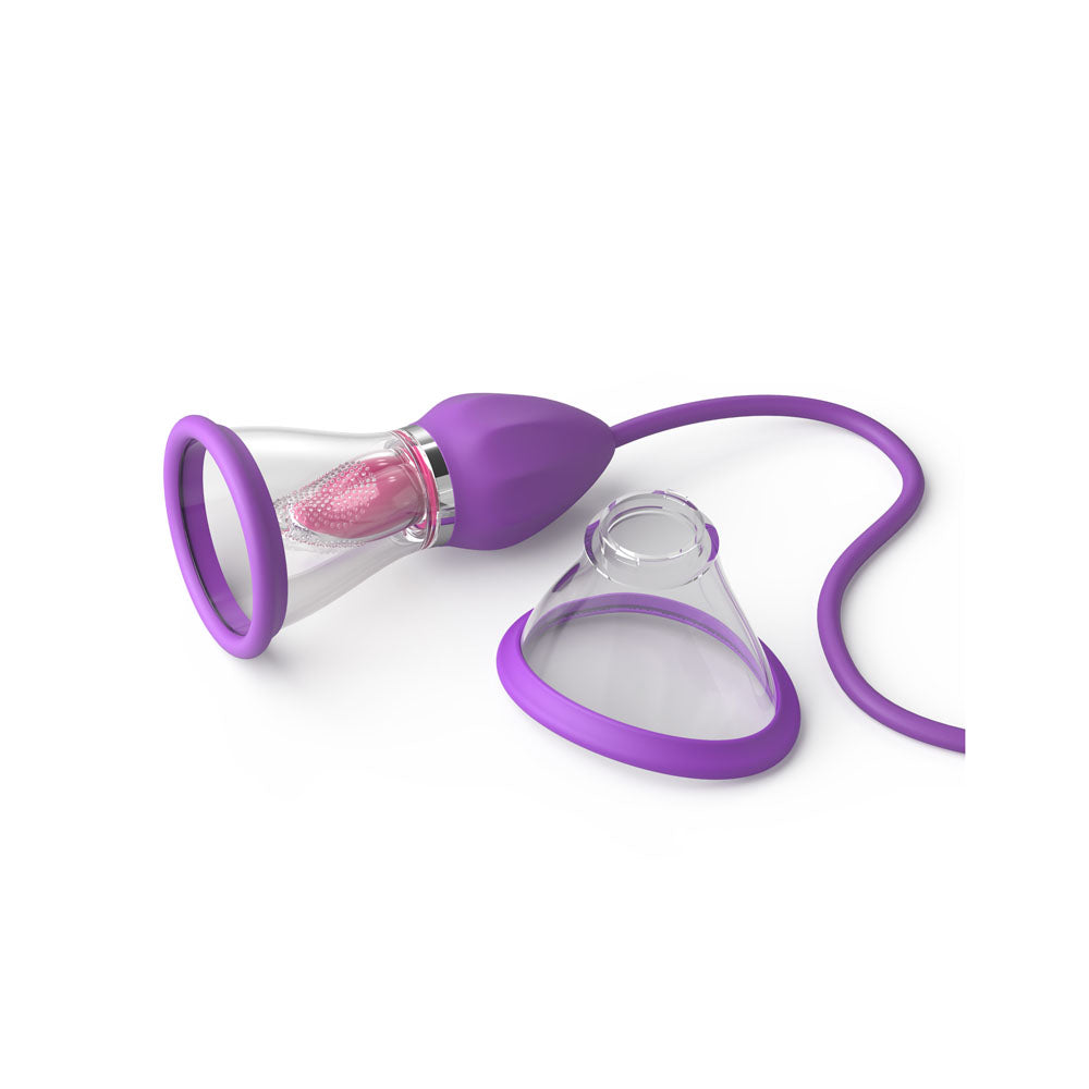 Fantasy For Her Her Ultimate Pleasure Max - Purple USB Rechargeable Vibrator with Flicking Stimulator - PD4968-12