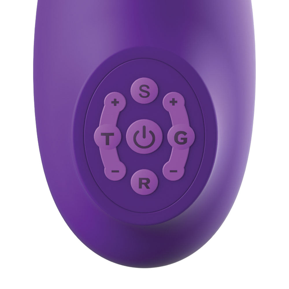 Fantasy For Her Ultimate Pleasure Pro Plus - Purple USB Rechargeable Sucking Licking & Flicking Vibrator - PD4970-12