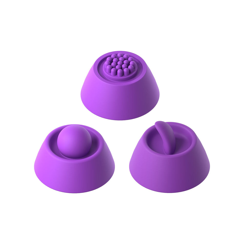 Fantasy For Her IntiMotion Pulse Pro - Purple 24 cm USB Rechargeable Swirling & Flicking Rabbit Vibrator - PD4978-12