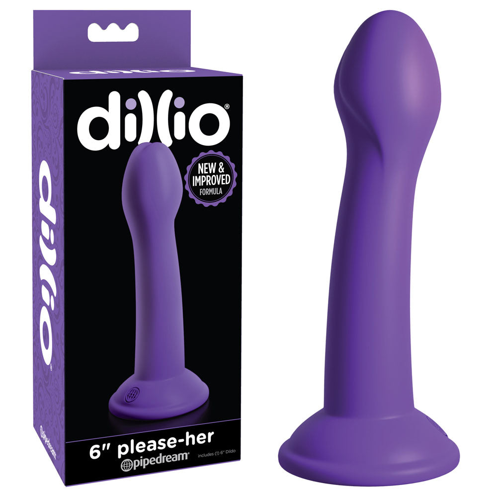 Dillio 6'' Please-Her - Purple 15.2 cm Dong - PD5302-12
