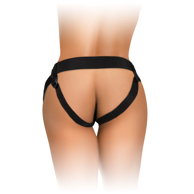 King Cock Elite Comfy Silicone Body Dock Kit - Body Dock Strap-On Harness with Tan 17.8 cm Dong - PD5783-22