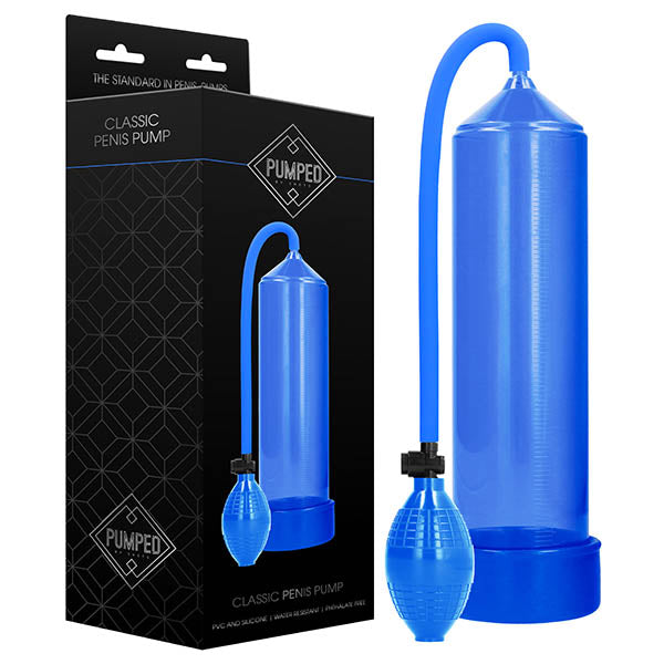 Pumped Classic Penis Pump - Blue Penis Pump - PMP001BLU