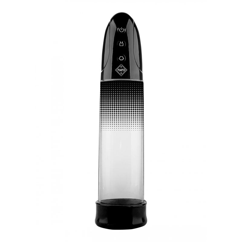 Pumped Automatic Rechargeable Luv Pump - Black USB Rechargeable Powered Penis Pump - PMP044BLK