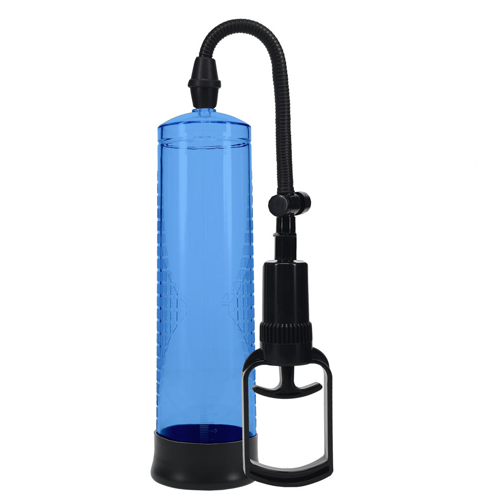 PUMPED Basic Pump 2 - Blue - Blue Penis Pump - PMP055BLU