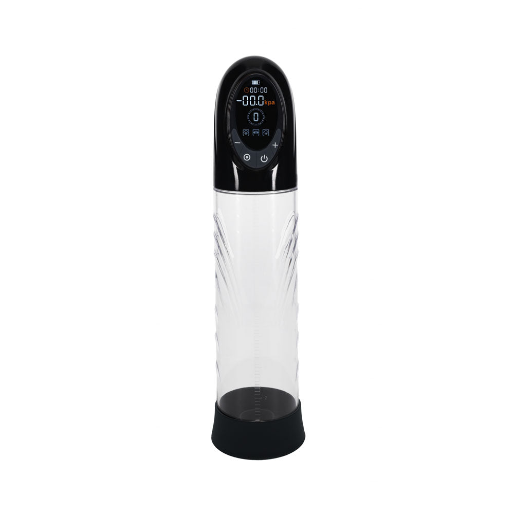 PUMPED CyberPulse Automatic Penis Pump - Black - Black/Clear USB Rechargeable Auto Penis Pump - PMP060BLK
