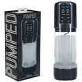 PUMPED UltraLift Automatic Masturbator - Gunmetal Grey/Clear USB Rechargeable Auto Masturbator