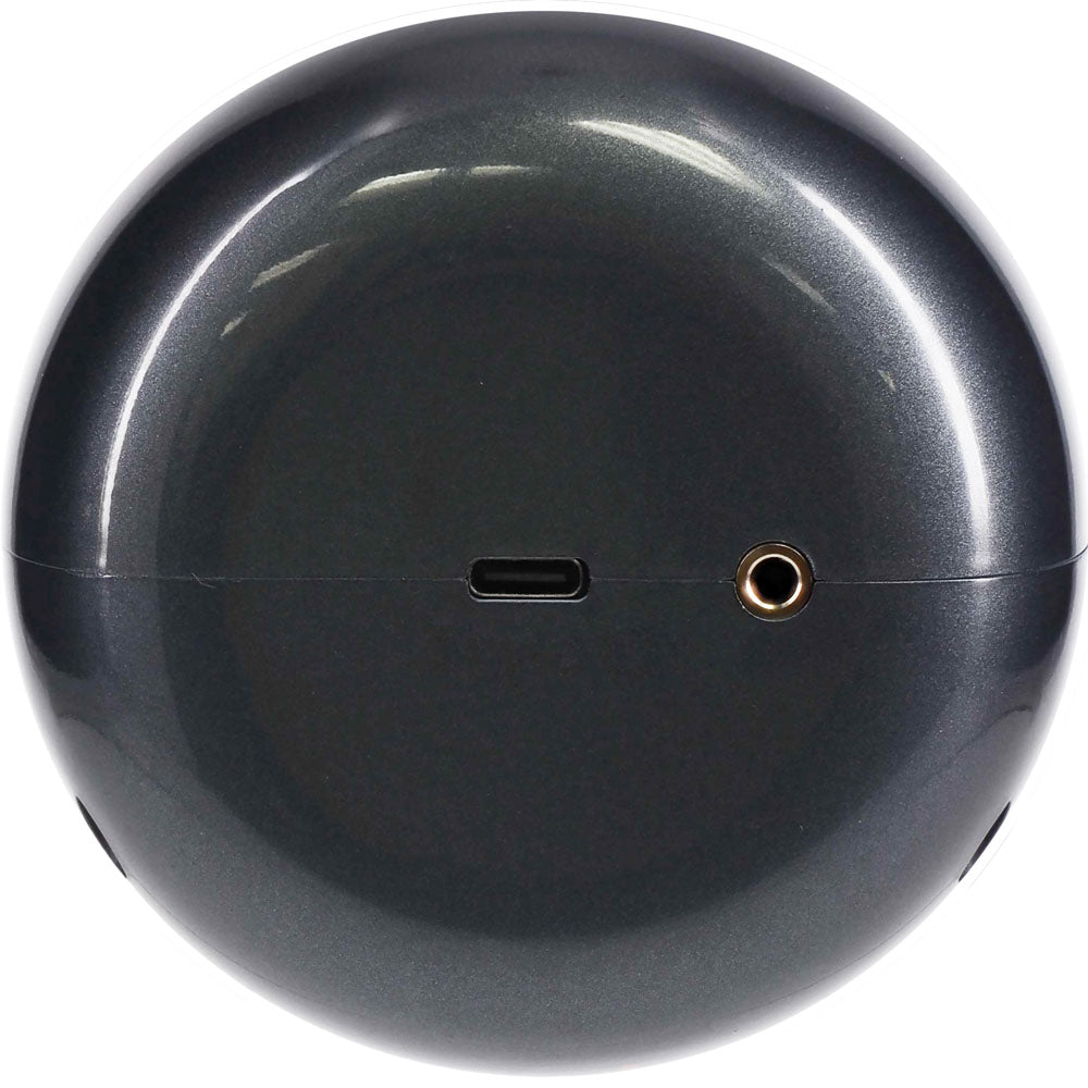 PUMPED Vortex - Gunmetal - Gunmetal Grey/Clear USB Rechargeable Sucking Rotating and Thrusting Auto Masturbator - PMP064GUN