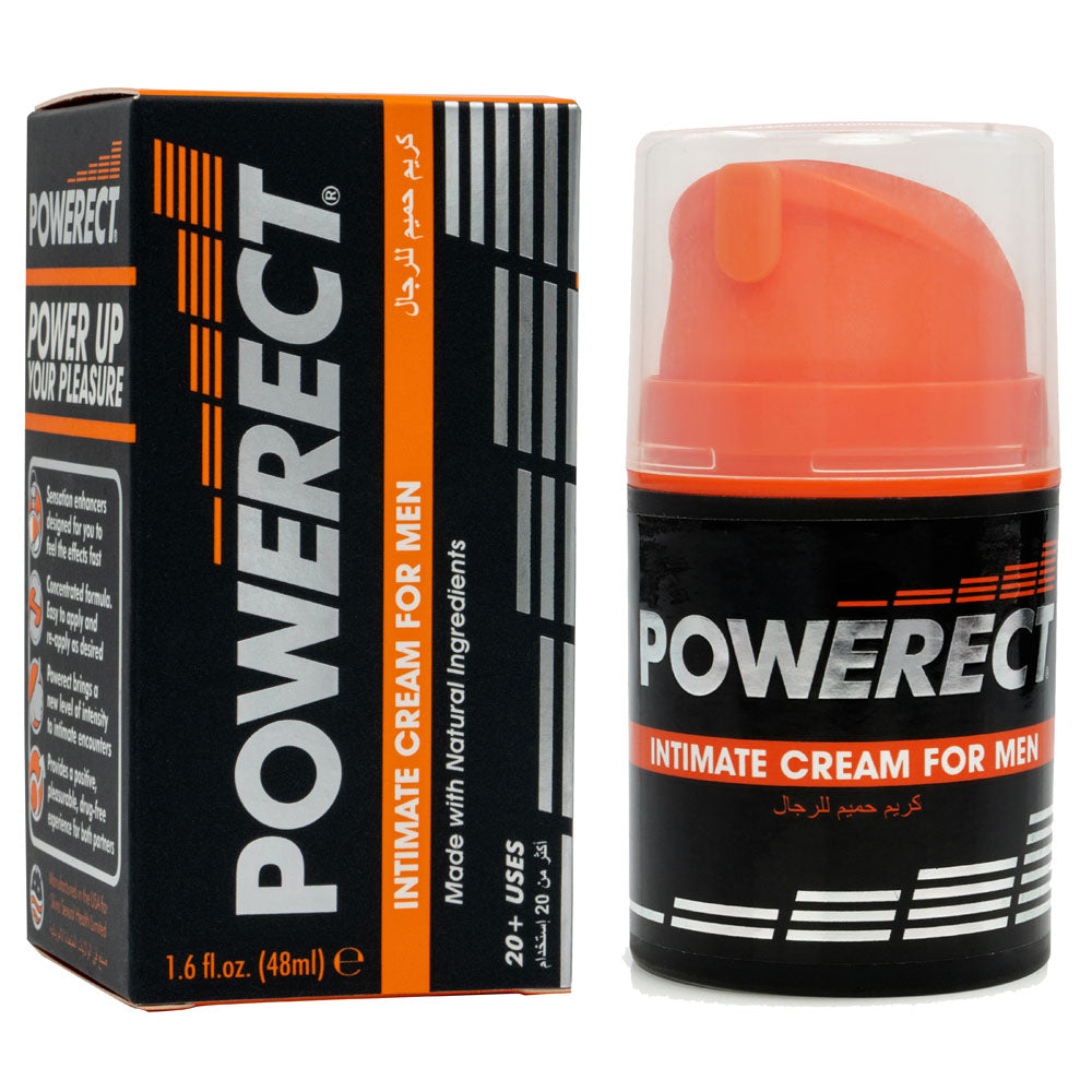Powerect Intimate Cream - Enhancer Cream for Men - 48 ml Tube - POWC48