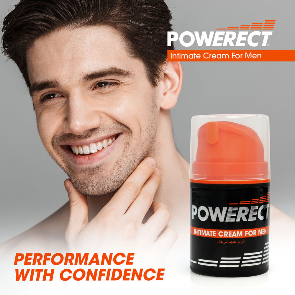 Powerect Intimate Cream - Enhancer Cream for Men - 48 ml Tube - POWC48