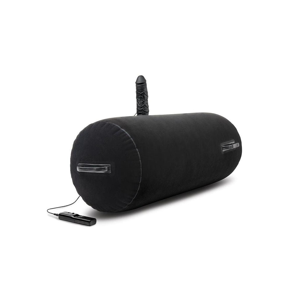Whipsmart Inflatable Bangin Bolster - Black Inflatable Cushion with 6'' Vibrating Dong - PP112