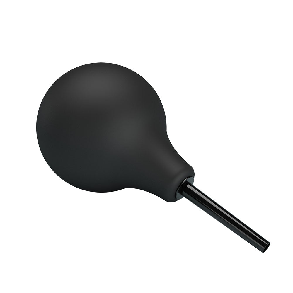 MR PLAY Anal Douche - Black - Black Unisex Douche - 224 ml Capacity - QX-004-MR-1