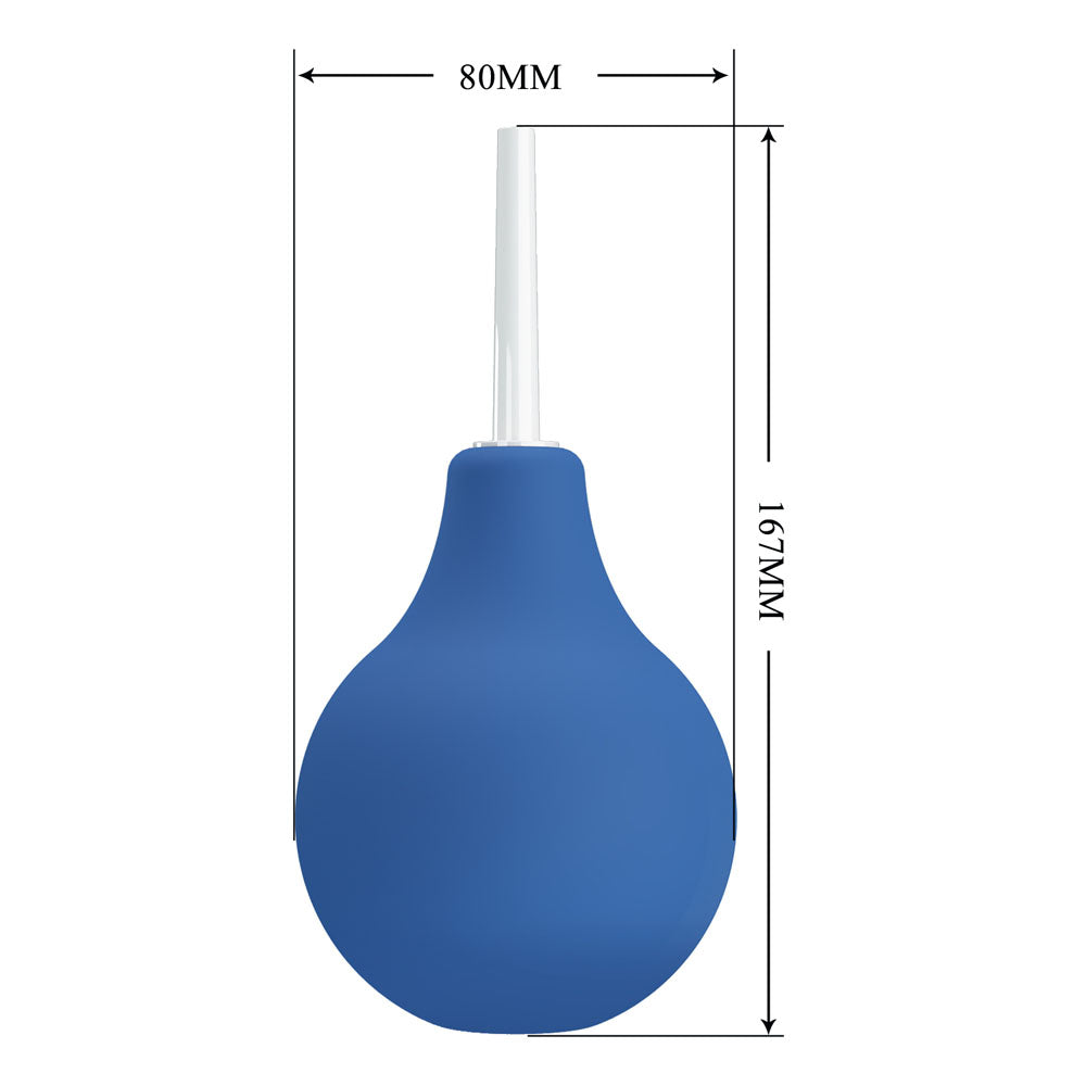 MR PLAY Anal Douche - Blue - Blue Unisex Douche - 224 ml Capacity - QX-004-MR