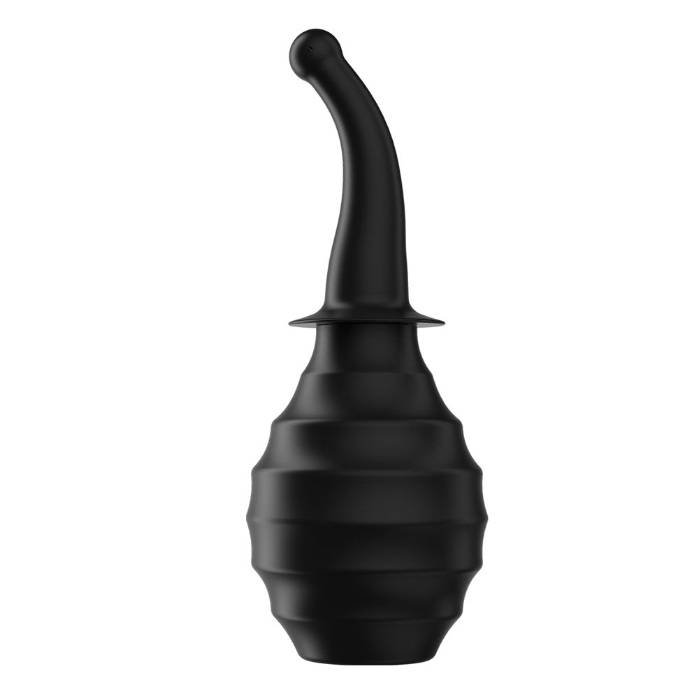 MR PLAY Anal Douche M6 - Black - Black Unisex Douche - 330 ml Capacity - QX-005-MR