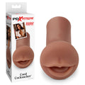 Pipedream Extreme Toyz Coed Cocksucker - Brown - Brown Mouth Stroker - RD424-29