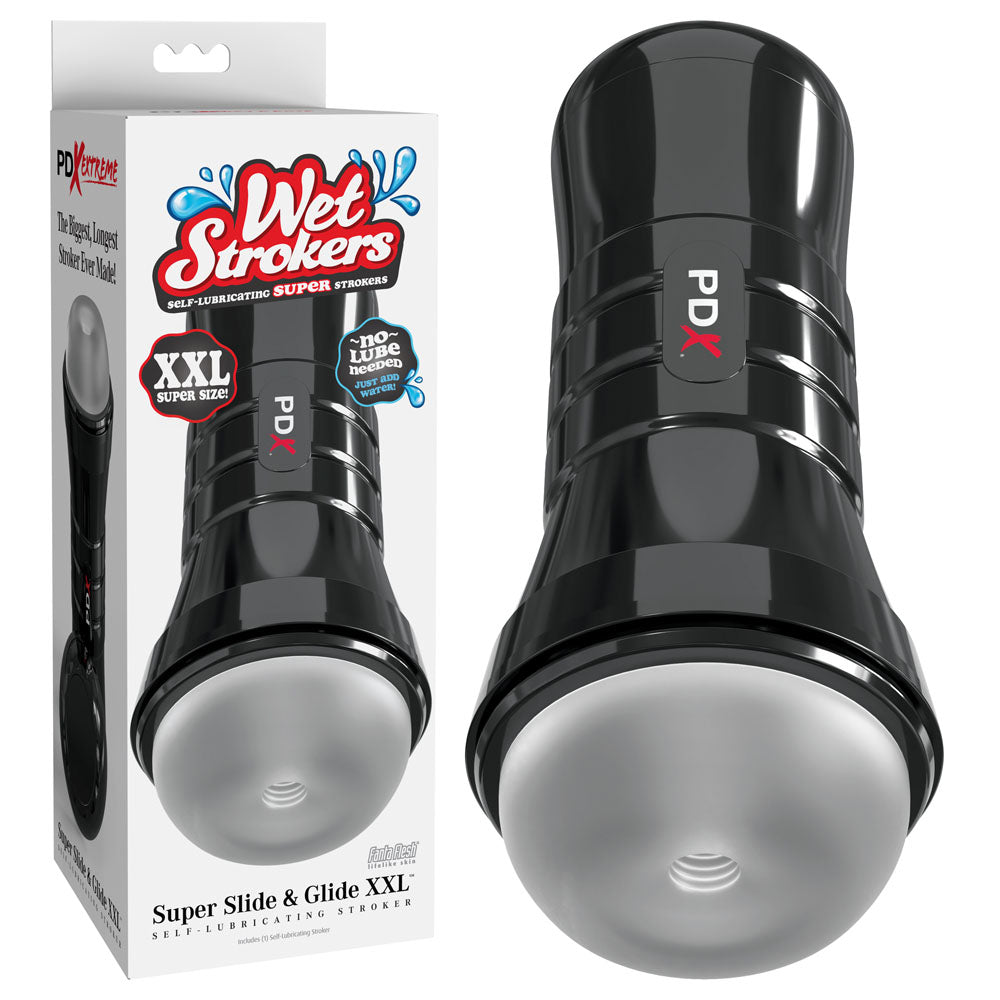 PDX Wet Pussies - Super Slide & Glide XXL - Clear Stroker - RD427-20