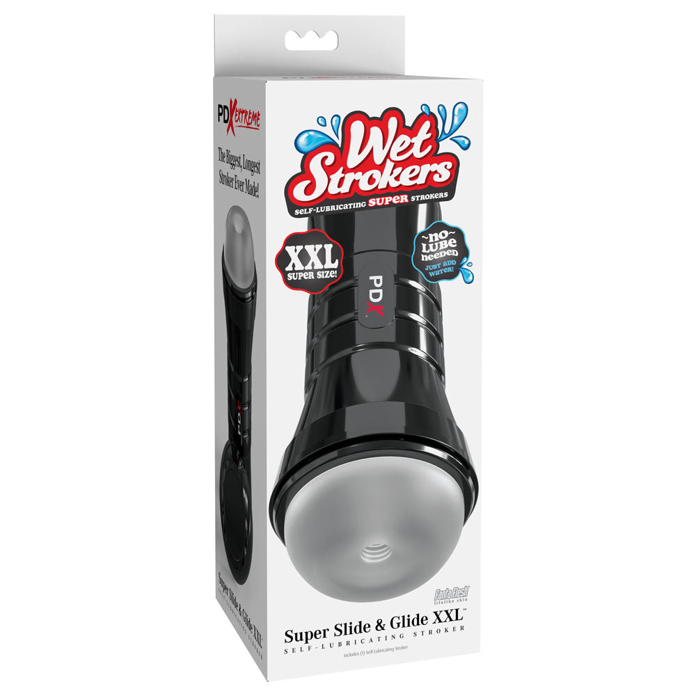 PDX Wet Pussies - Super Slide & Glide XXL - Clear Stroker - RD427-20