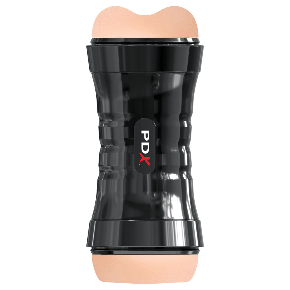 PDX Wet Pussies Super Flip-A-Pussy Over - Light - Flesh Dual Ended Stroker (Vagina & Ass) - RD446-21