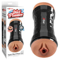 PDX Wet Pussies Super Flip-A-Pussy Over - Brown - Brown Dual Ended Stroker (Vagina & Ass) - RD446-29