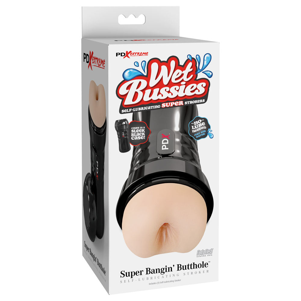 PDX Wet Bussies Super Bangin Butt - Light - Flesh Anal Stroker - RD447-21