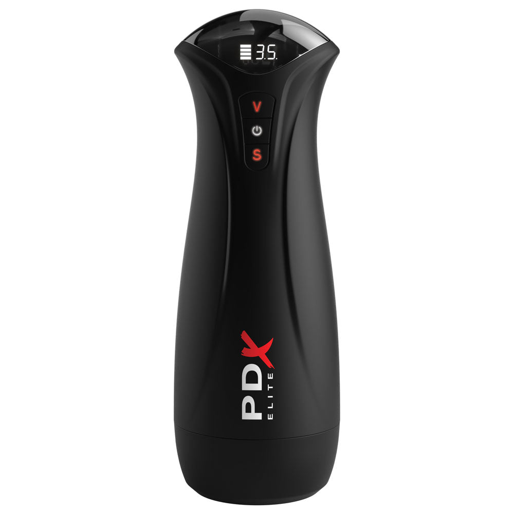 PDX Elite Fuck-Gasm - Flesh - USB Rechargeable Sucking & Vibrating Auto Stroker - RD551-21