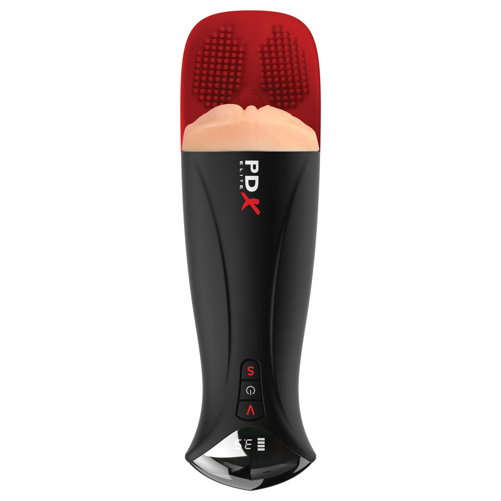 PDX Elite Fap-O-Matic Pro XL - Light - Flesh USB Rechargeable Auto Stroker - RD552-21