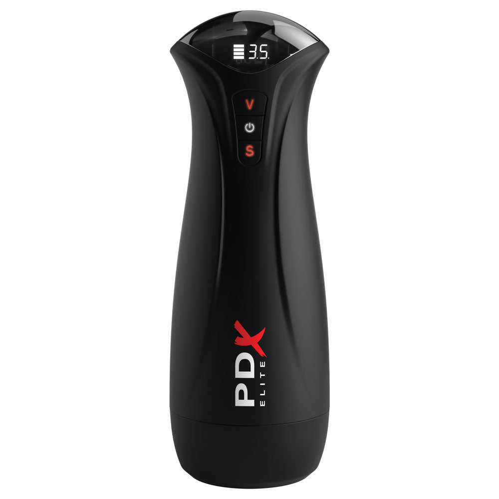 PDX Elite Fuck-Gasm - Flesh - USB Rechargeable Sucking & Vibrating Auto Stroker - RD553-20