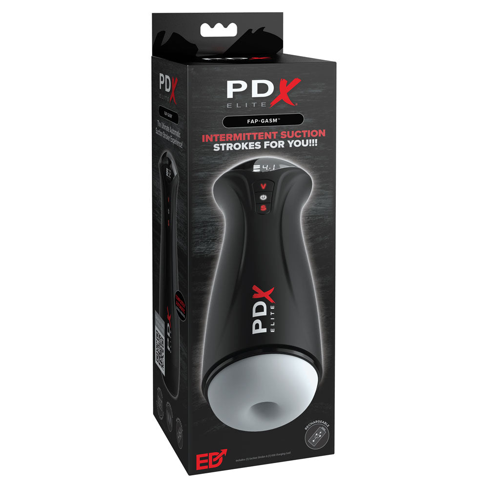 PDX Elite Fuck-Gasm - Flesh - USB Rechargeable Sucking & Vibrating Auto Stroker - RD553-20