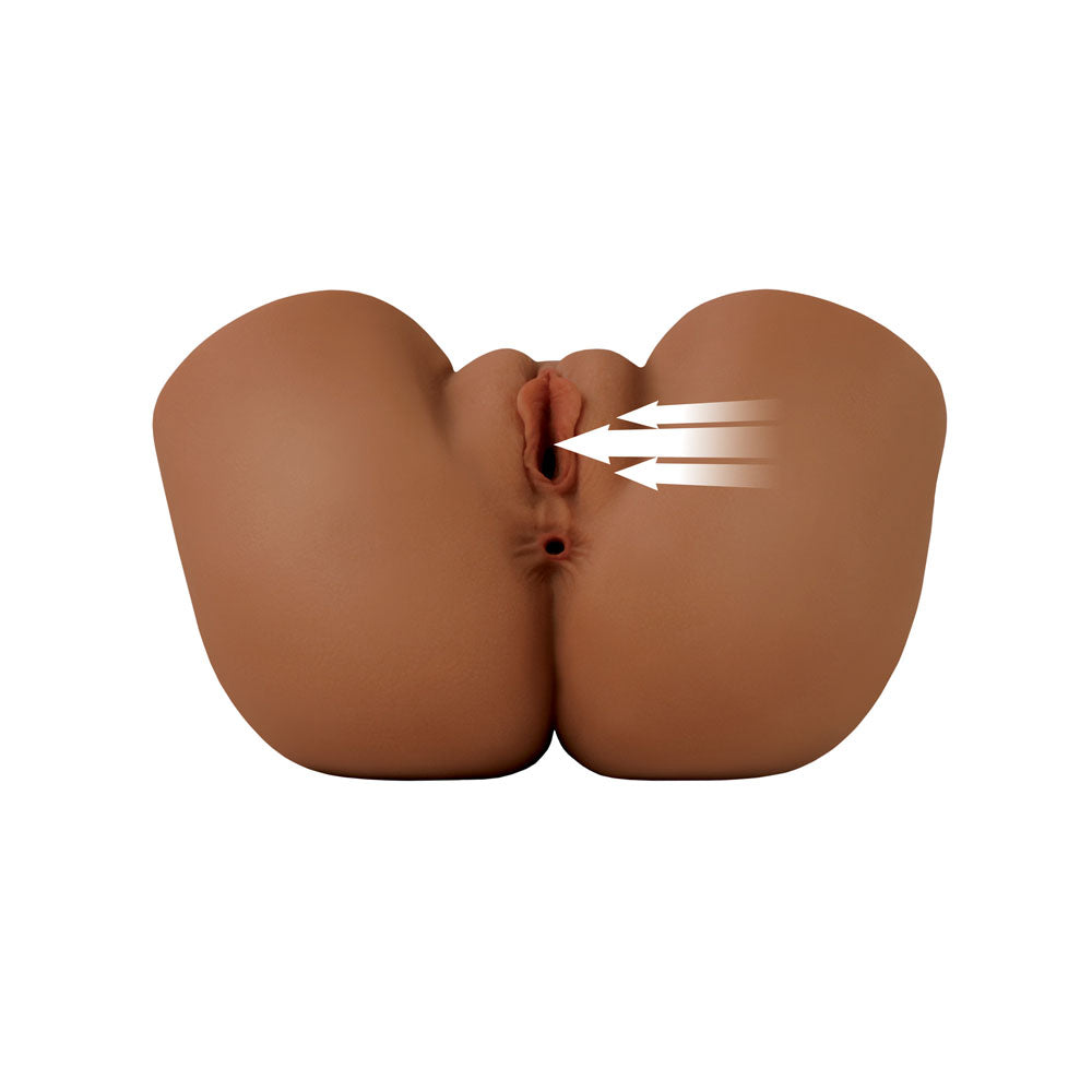 PDX Elite Back That Ass Up - Brown - Brown USB Rechargeable Auto Mega Masturbator - RD631-29