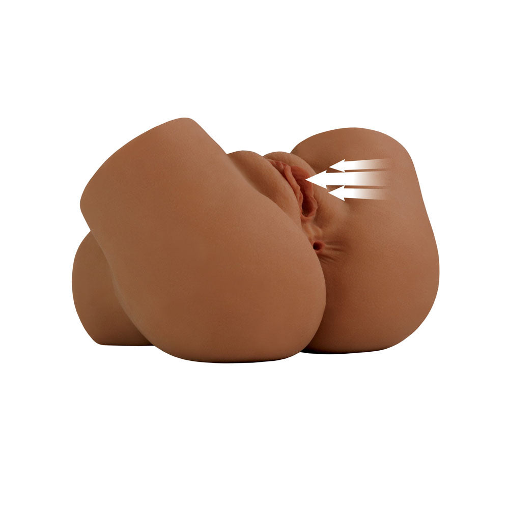 PDX Elite Back That Ass Up - Brown - Brown USB Rechargeable Auto Mega Masturbator - RD631-29