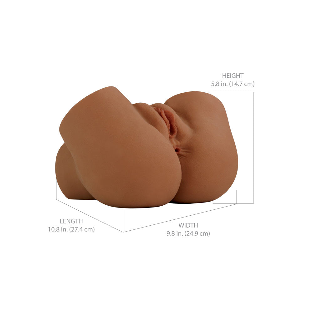 PDX Elite Back That Ass Up - Brown - Brown USB Rechargeable Auto Mega Masturbator - RD631-29