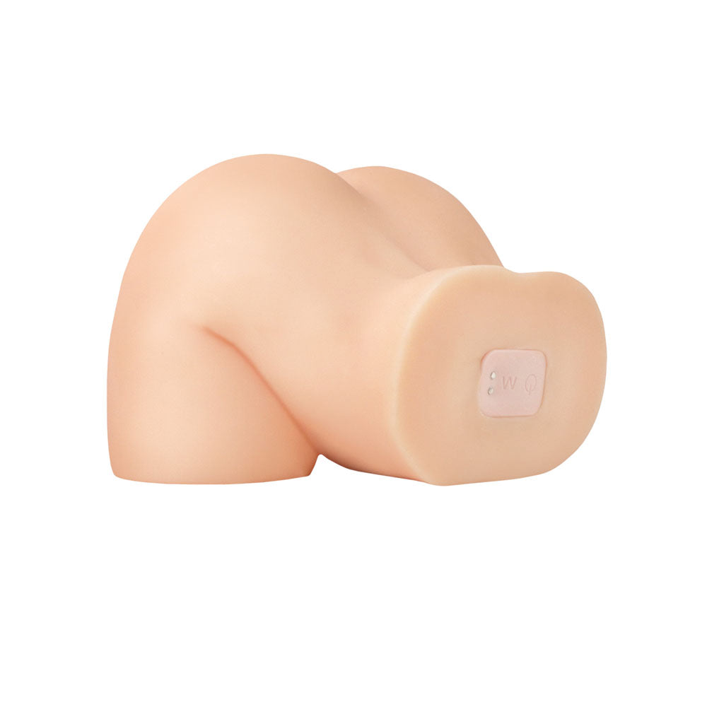 PDX Elite Shake That Ass - Flesh - Flesh USB Rechargeable Vibrating Mega Masturbator - RD632-21