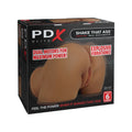 PDX Elite Shake That Ass - Brown - Brown USB Rechargeable Vibrating Mega Masturbator - RD632-29