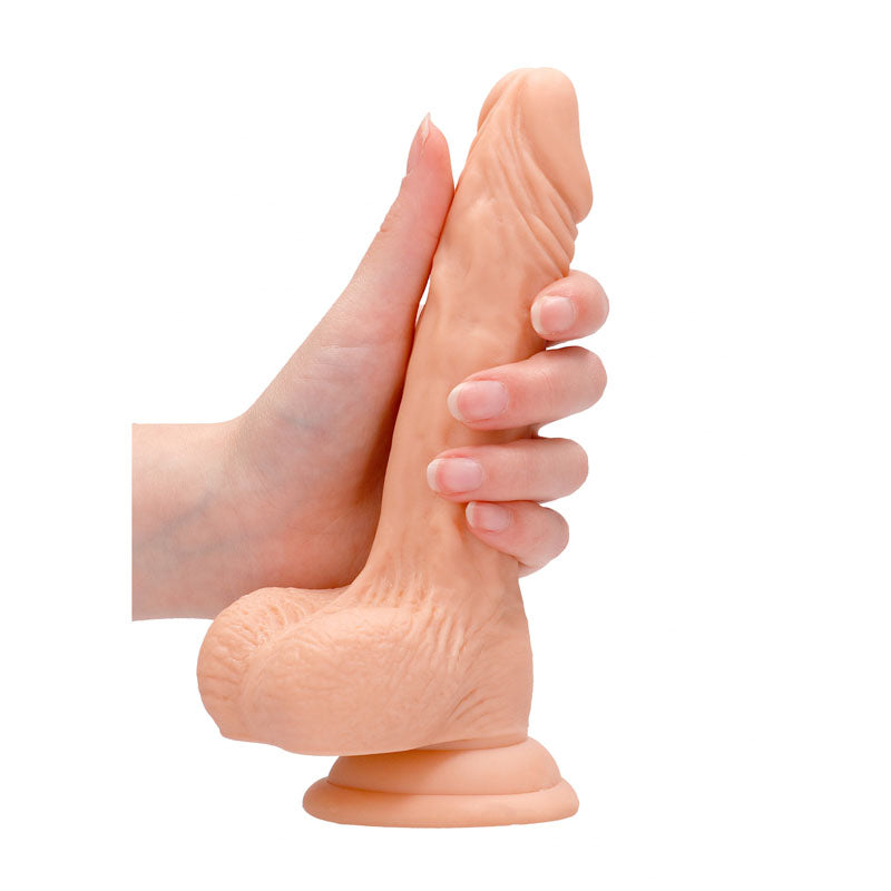 REALROCK 7'' Realistic Dildo With Balls - Flesh 17.8 cm Dong - REA094FLE