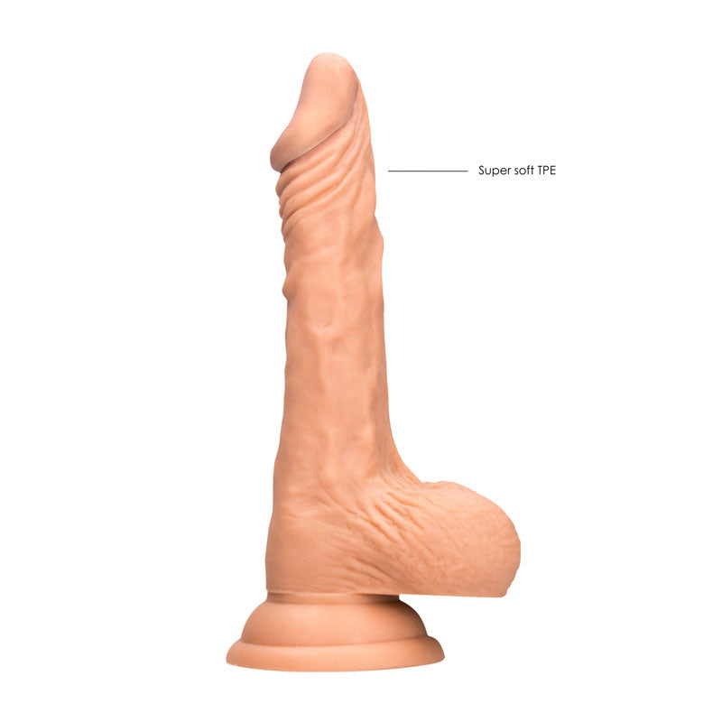REALROCK 7'' Realistic Dildo With Balls - Flesh 17.8 cm Dong - REA094FLE