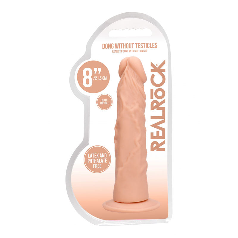 REALROCK 8'' Realistic Dildo - Flesh 20.3 cm Dong - REA099FLE