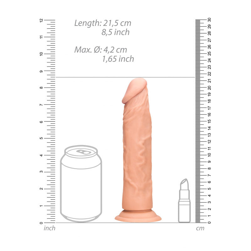 REALROCK 8'' Realistic Dildo - Flesh 20.3 cm Dong - REA099FLE