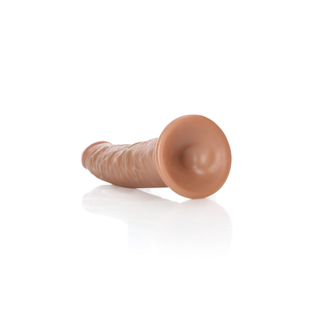 REALROCK Realistic Slim Dildo without Balls - 15.5 cm - Tan 15.5 cm (6'') Dong - REA113TAN