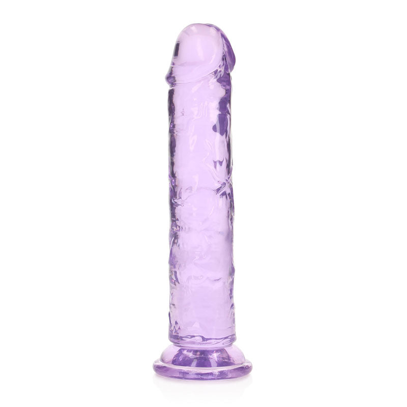 REALROCK 18 cm Straight Dildo - Purple - Purple 18 cm (7'') Dong - REA152PUR